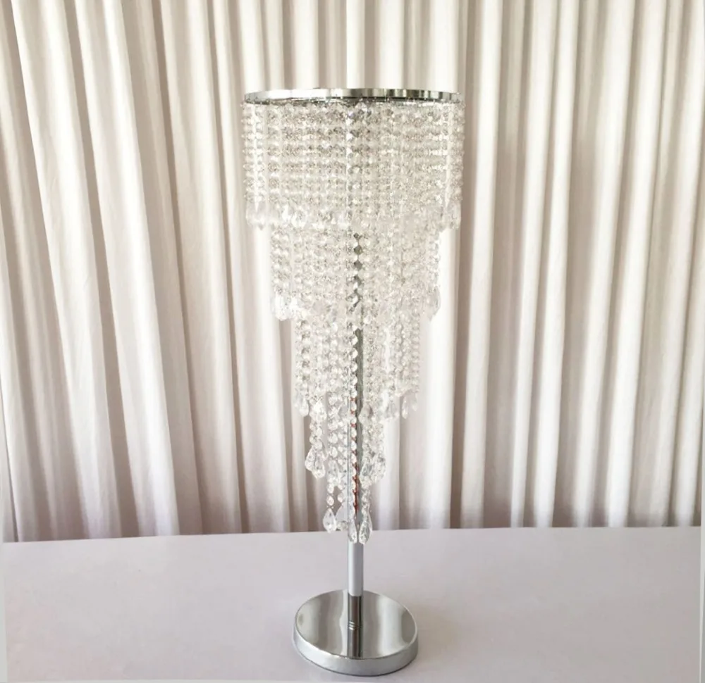 10 Pieces Lot Table Centerpiece Stand With Crystal Beads For Table