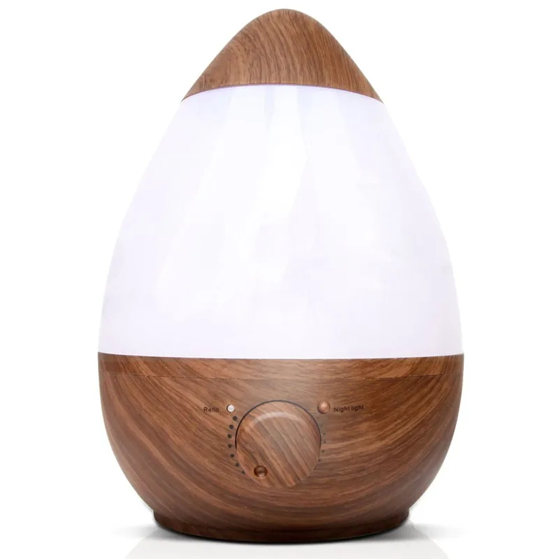 

2.3L Wood Baby Room Egg-Shaped Humidifier Ultrasonic Aromatherapy Humidifier Aroma Essential Oil Diffuser for Office Home