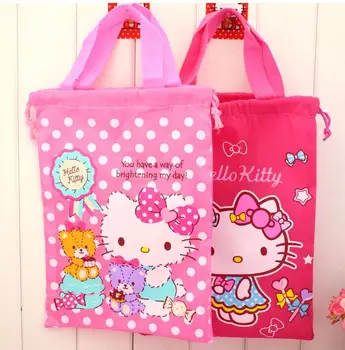 

(5 Pcs/Lot) Cartoon Travel Home Clothing Drawstring Pouch Organizer Storage Bags