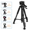 Andoer TTT-663N Professional Portable Travel Aluminum Camera Tripod for SLR DSLR Digital Camera Tripod with Phone Clamp ► Photo 3/6