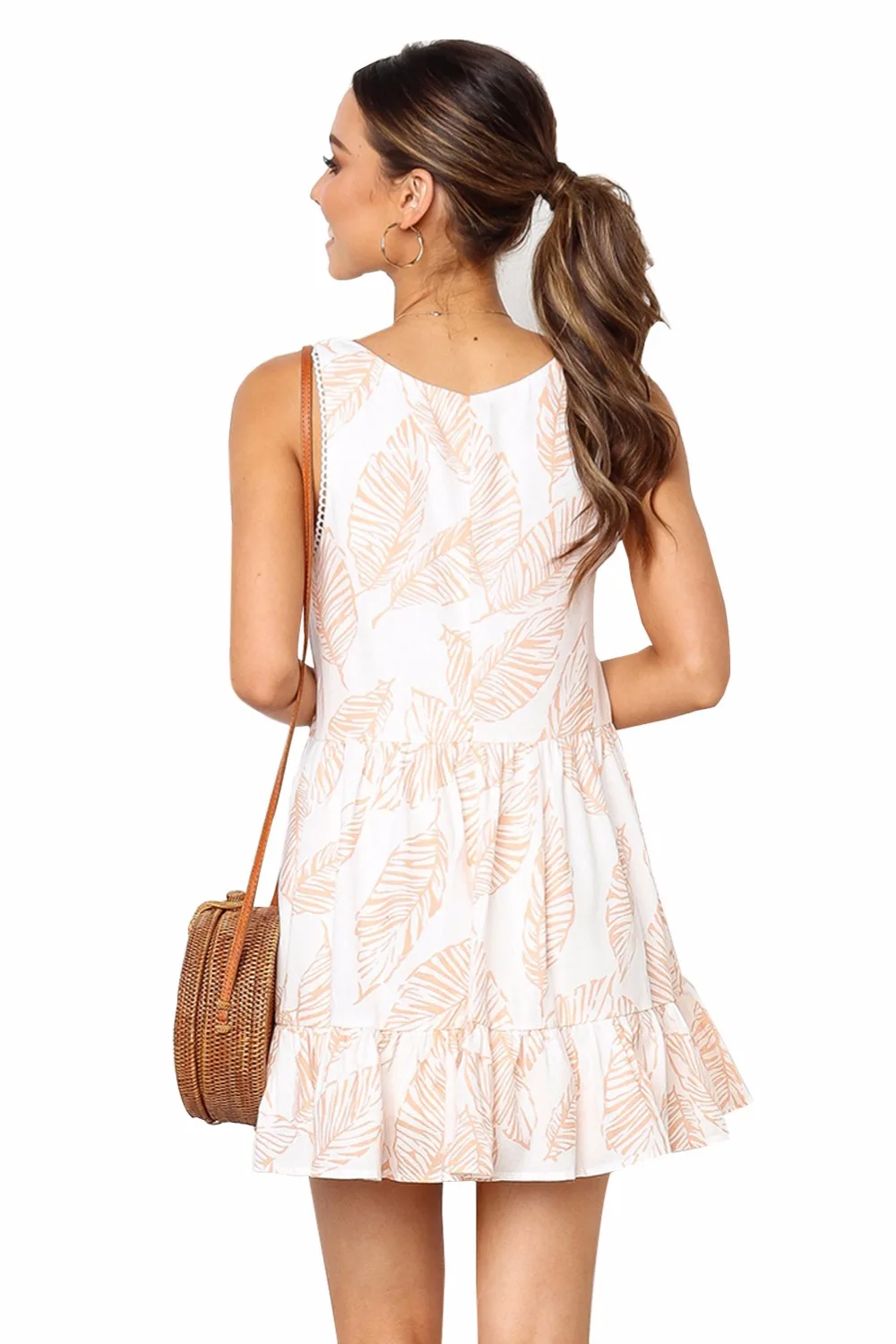 Beige-Leaf-Pattern-Ruffled-Summer-Boho-Dress-LC220626-15-2