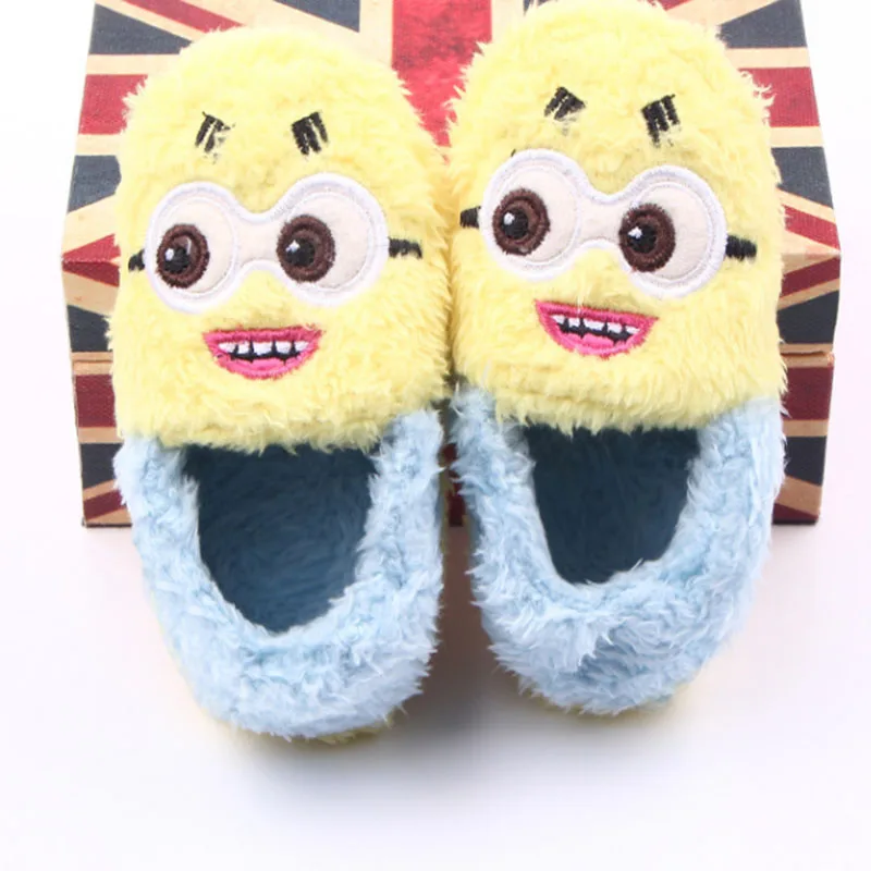 Зимняя Желтая серия для мальчиков и девочек; обувь для малышей; обувь из плюша для новорожденных; обувь для детей; xz23