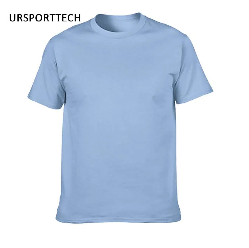 1 PCS Gildan Quality Men's Summer 100% Cotton T-Shirt Men Casual Short Sleeve O-Neck T Shirt Comfortable Solid Tops Tees
