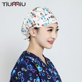 on Sale Medical Surgical Scrub Caps Anesthetist Hospital Pet Doctor Nurse Dentist Beauty Salon Surgical Surgeon's Surgery Hat surgery on call