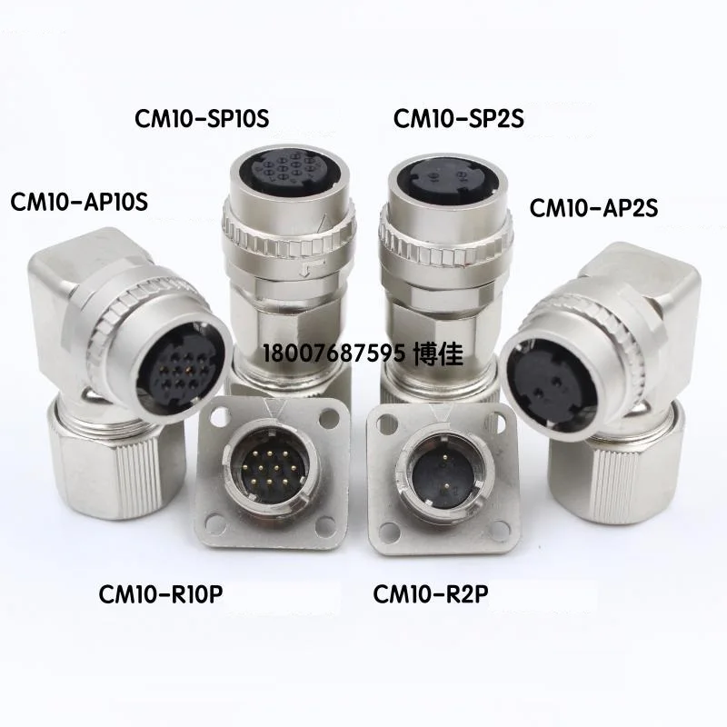 Kopen MR J3SCNS CM10 SP10S Encoder Connector 10 Pin 2 Pin voor Yaskawa Mitsubishi Servomotor