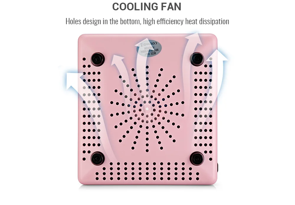 Coletor de pó de Sucção Ventilador de Vácuo Coletor de Poeira do Prego Gustala Unha Limpo Retrátil Cotovelo Tubo 60 w 12 Beleza e saúde