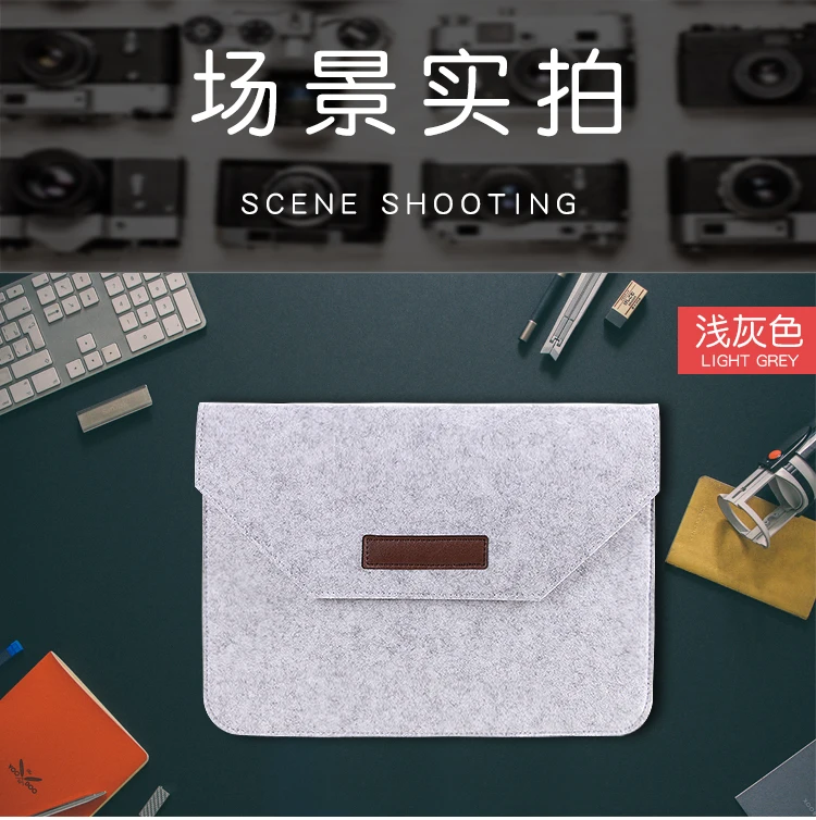 Мужская и женская фетровая сумка для ноутбука 14 15,6 дюймов для apple Macbook air Pro retina 11 12 13 15 сумка для Xiaomi ASUS hp чехол для ноутбука