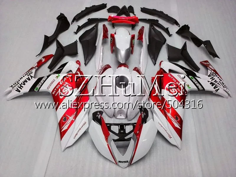Топливной форсунки комплект для YAMAHA YZF R3 R25 YZF-R3 YZF-R25 фиолетовый черный 76SH16 R 3 YZFR3 YZFR25 R25 14 15 16 R3 обтекатели - Цвет: No.  8