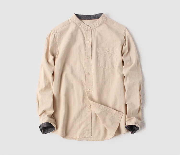

Boy's long-sleeved shirt in solid color