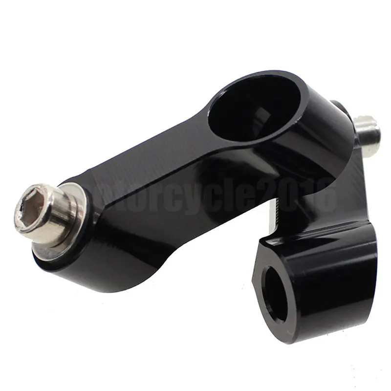 

M10 X 1.25 Pitch Right & Left Thread CNC Universal Aluminum Motorcycle Mirror Mount Riser Extender Adapter Moto Accessories