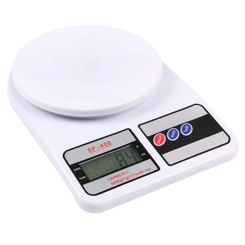 RTB Digital Kitchen Weighing Machine Multipurpose Electronic Weight Scale  with Backlit LCD Display for Measuring Food,