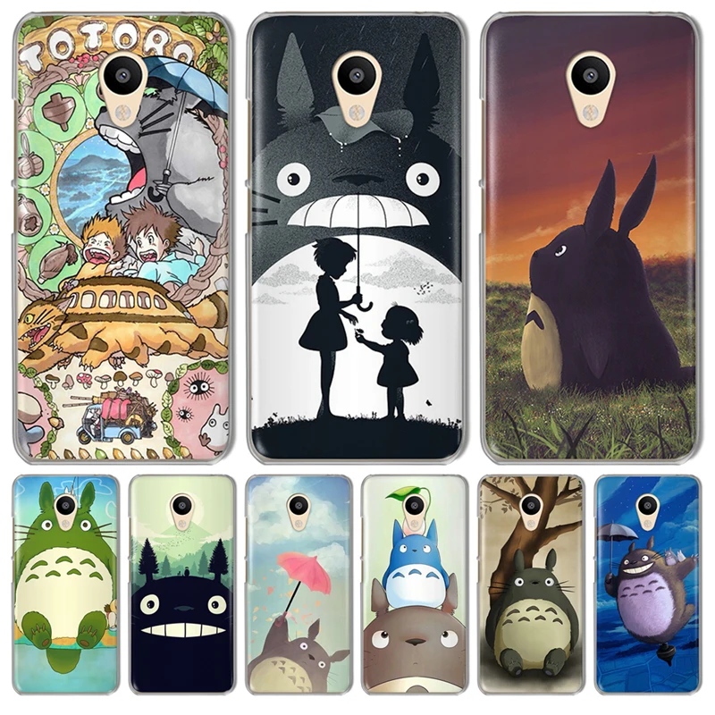 

For Meizu M3S M3 Note M5 M5S M5C M6 U10 U20 Pro 6 16th Phone Case cover Cute Totoro Spirited Away Ghibli Miyazaki Anime Cartoon