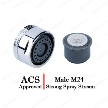 

Hot-sale Water Saving Faucet Aerator for Bathroom Faucet tap M24*1 S5-3 Full Sets