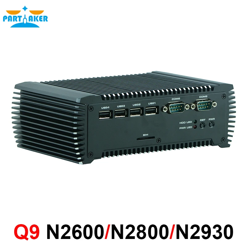 RS485 COM Industrial Mini PC Fanless PC With Intel Celeron Processor N2930 2*RTL8111E Gigabit Ethernet