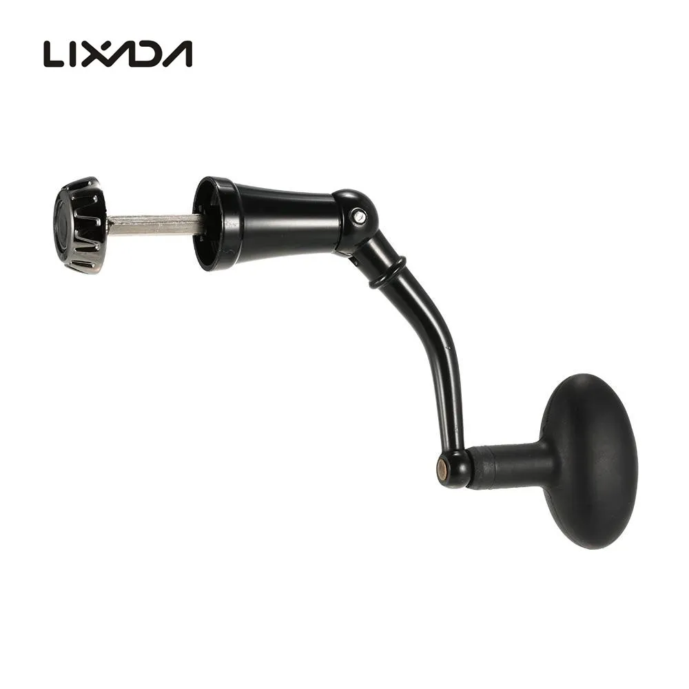 

Lixada High Quality Fishing Reel Handle Rotary Knob Rocking Crank Handle Folding Fish Tackle Box Accessories Nonslip Grip FO163
