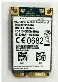 

For HuaWei EM820W Mini PCI-e HSPA+21MB GPS Wireless WWAN WIFI Wlan Card