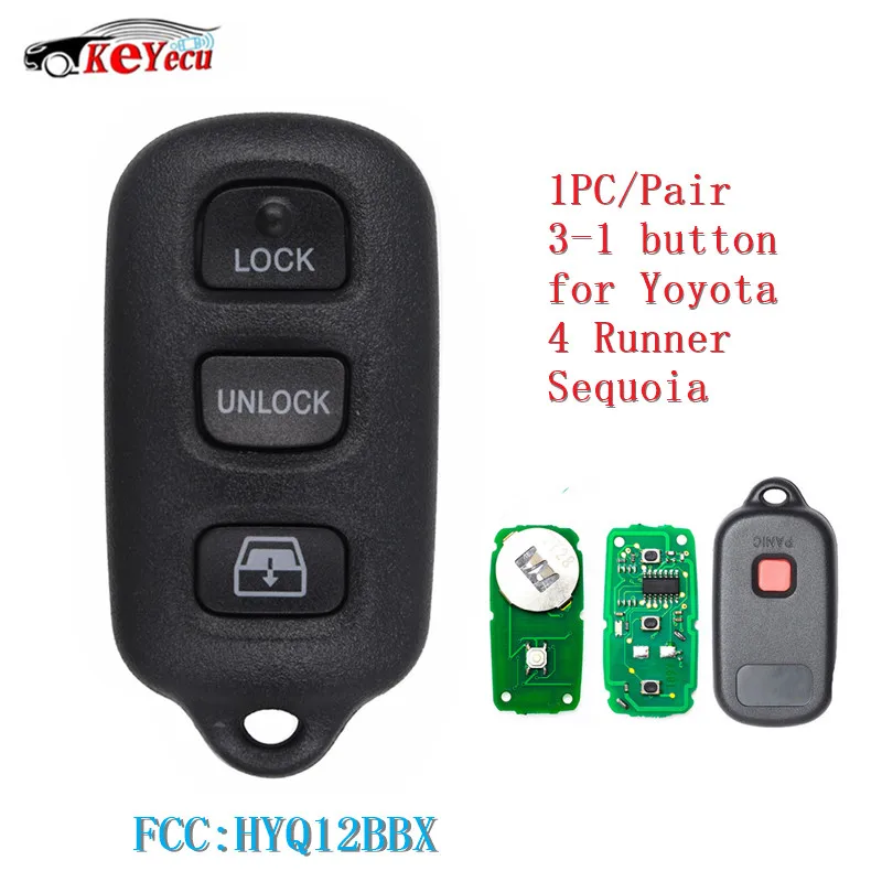 NEW Keyless Entry Remote Key Fob CASE ONLY REPAIR KIT For a 2001 Toyota 4Runner