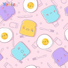 Yeele Sad Bread Egg Breakfast Little Birthday Party Customized Photography Backdrops Photographic Backgrounds For Photo Studio