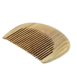 1 Pc  Pocket Super Greenwood Combs No Static Beard Hair Styling Tools Lunar Shape Handless Styling Tools