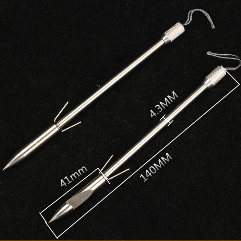

High Quality 1/2/3/5PC Stainless Steel Bow Fish Fishing Slingshot Broadheads Arrowhead Hunting Points Practice Tips