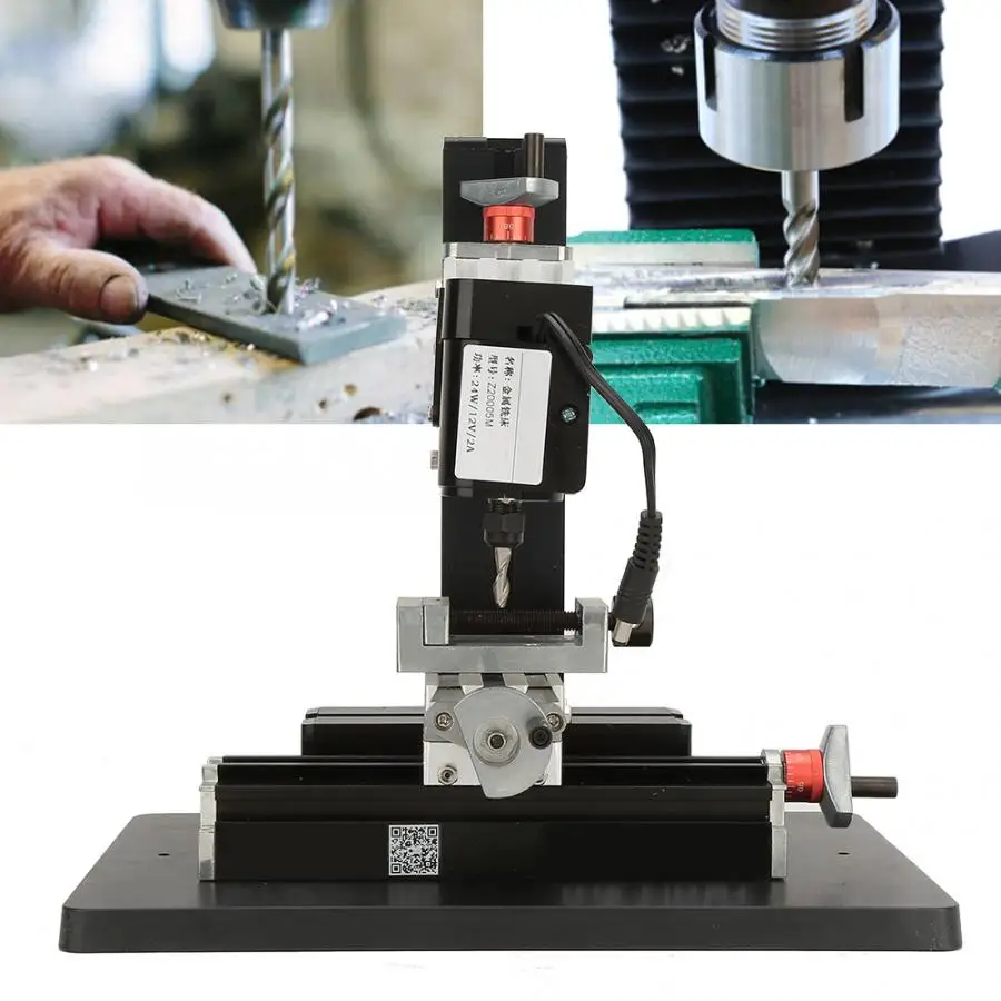 100-240 В Высокая точность 24 Вт мини металлический фрезерный станок для обработки дерева 20000 ОБ/мин US Plug