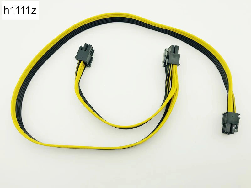8Pin to 8Pin(6+2) Video Card Power Supply Cable Dual Port Connector 8p to 8p Cable 18AWG Wire Adapter for PC Computer BTC Mining