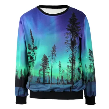

Women 3D Forest Print Autumn Winter Sweatshirts Pullovers Female O-Neck Hoodies Tracksuits Roupas Inverno Fall Women Tops