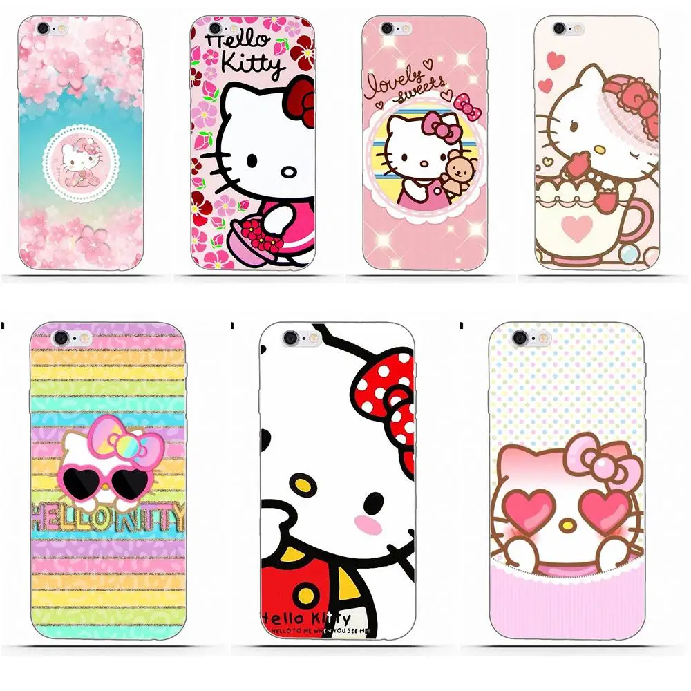 

Soft TPU Top Selling For Xiaomi Note 3 4 Mi3 Mi4 Mi4C Mi4i Mi5 Mi 5S 5X 6 6X A1 Max Mix 2 I Love Hello Kittys