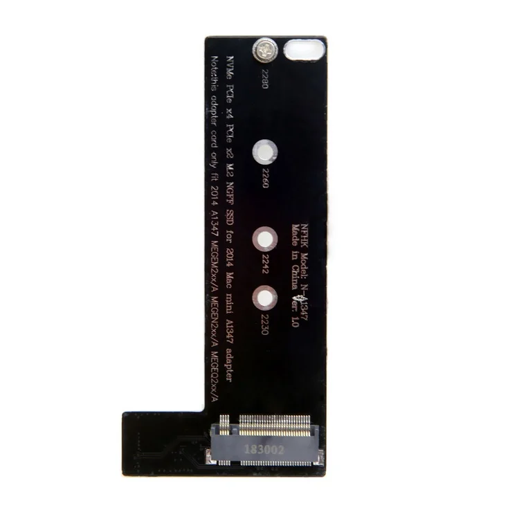 M2 M.2 NGFF M Key NVME Конвертор адаптер карта для 2014 Macbook Mini A1347 MEGEN2 MEGEM2 MEGEQ2 SSD|Компьютерные