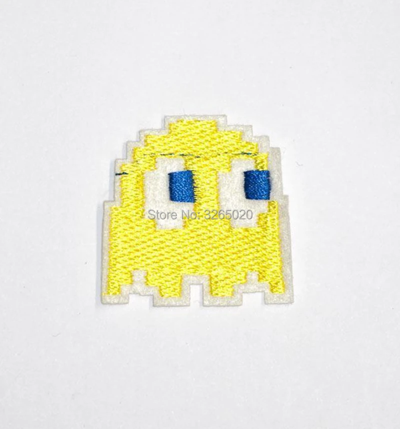 Pac Man Pacman patches 5cm Movie TV Game Series Costume Embroidered
