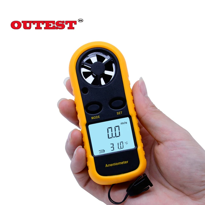 

GM816 Digital LCD CFM/CMM Thermo Anemometer + Infrared Thermometer For Wind Speed Gauge Meter Temperature