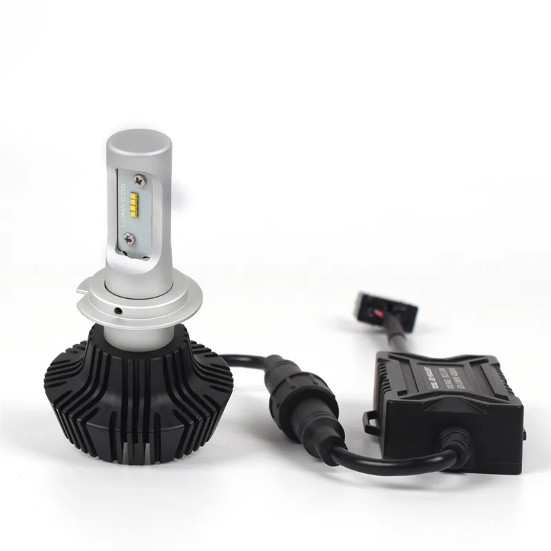  CN360 2PCS H7 Led Car Headlight Bulbs 6500K 12V Adjust Beam Angle Mini Size Two Type Installation E