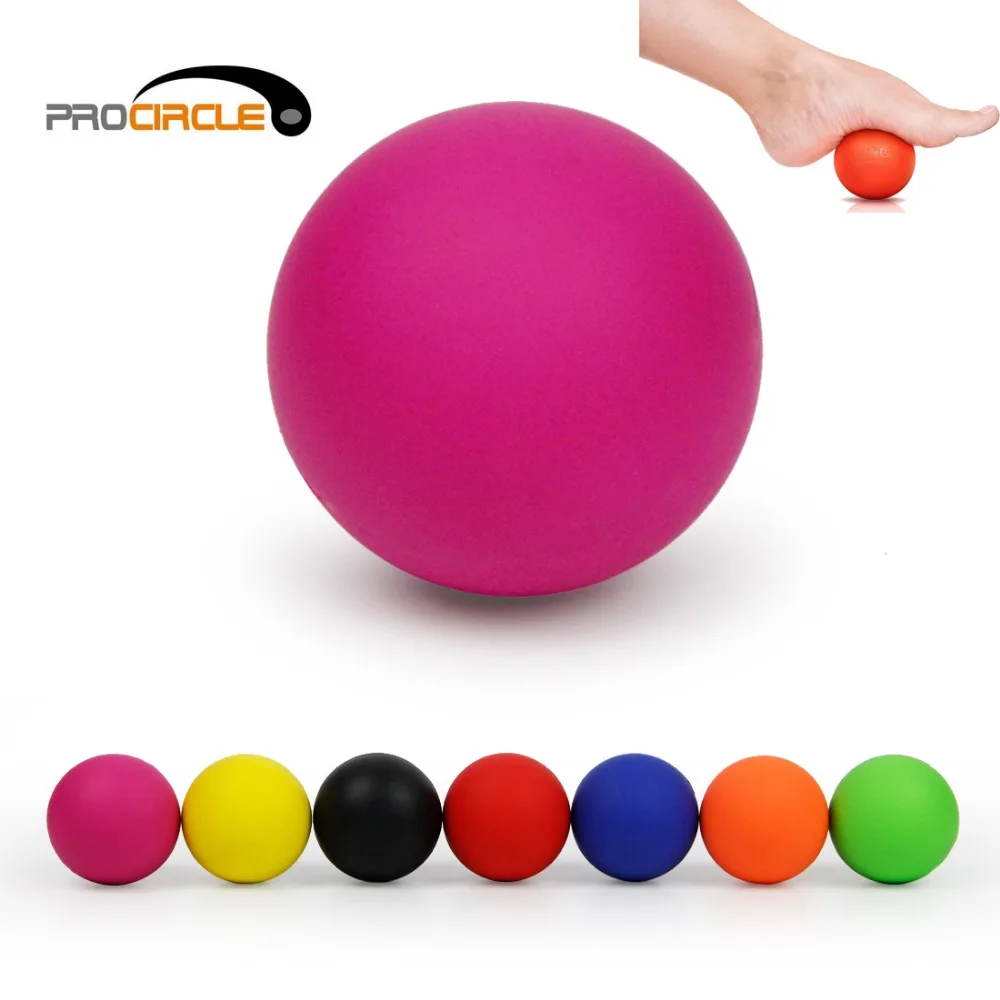 ProCircle 50PCS Fitness Training Lacrosse Balls Rubber Foot Massage