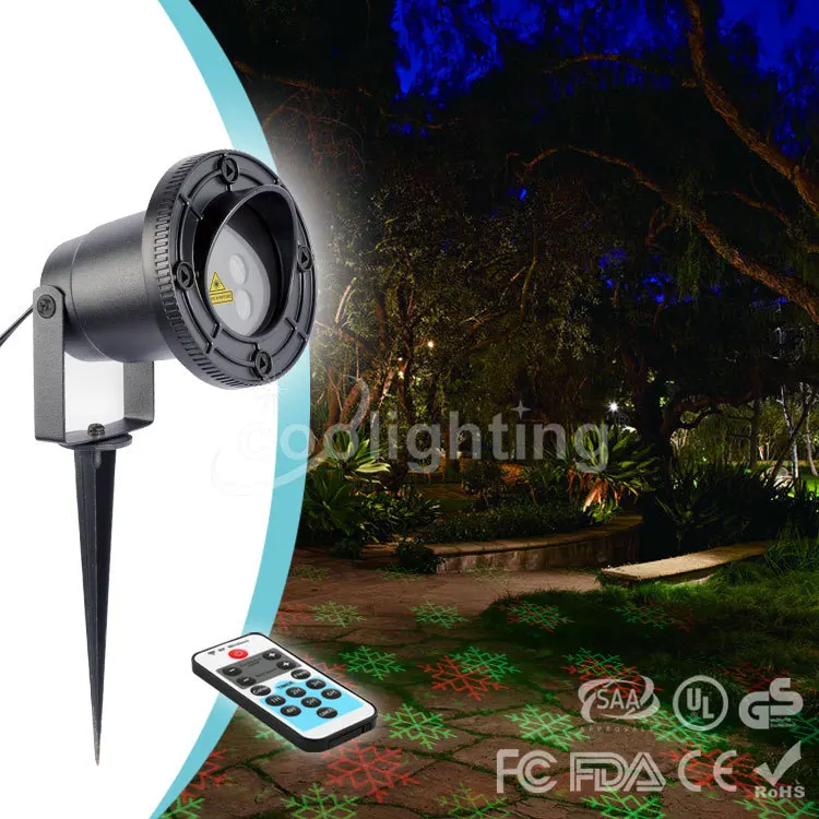 

Outdoor large pattern remote control water proof laser lawn lamp garden lawn lamp