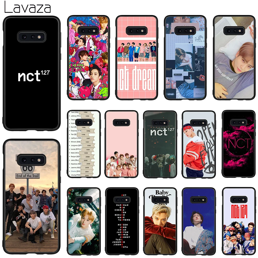 

Lavaza NCT 127 Kpop Boy Soft Case for Galaxy Note 8 9 S7 edge S8 S9 S10 Plus S10e M10 20 30 Cover