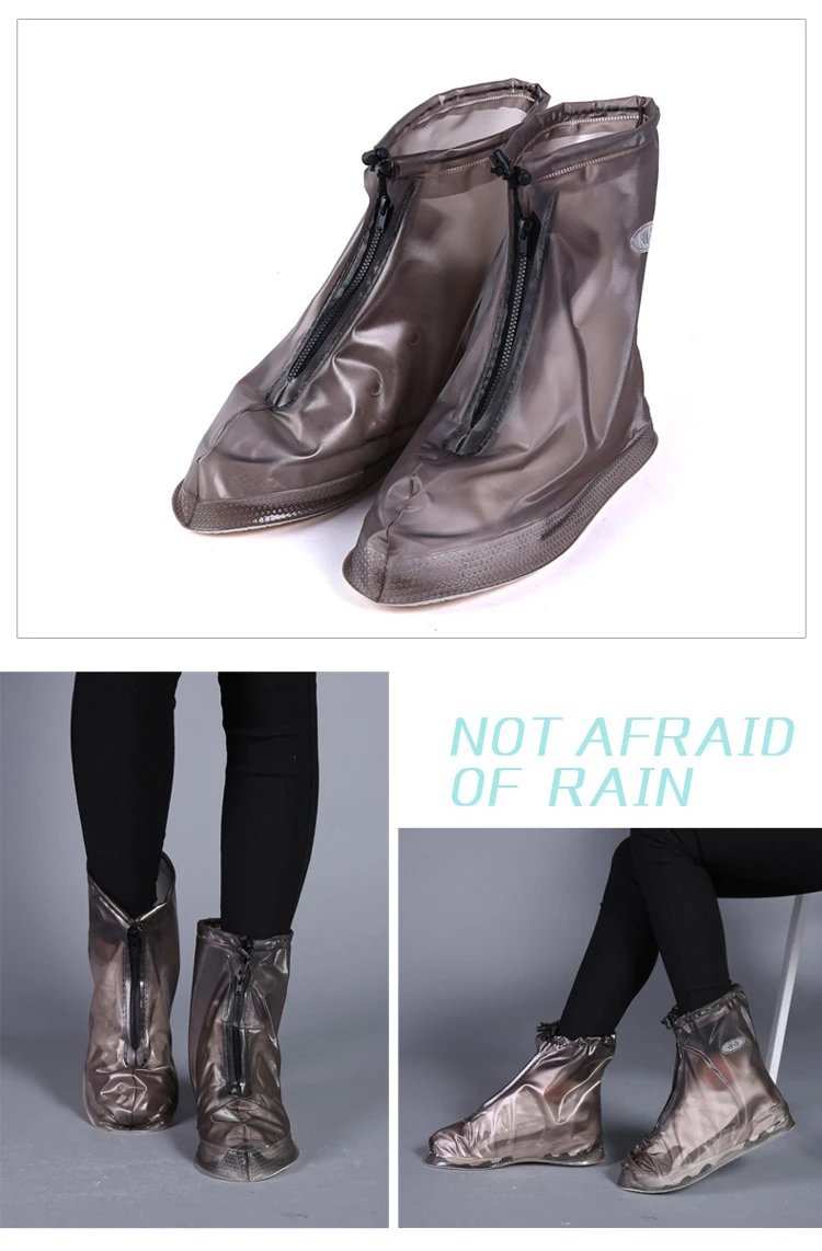 Многоразовые водонепроницаемые бахилы, бахилы, защитная обувь для мужчин и женщин, дождевик для обуви, износостойкие чехлы с толстой подошвой