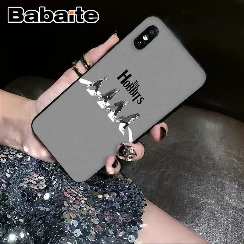 Babaite Властелин Колец Хоббит Мягкий силиконовый чехол для телефона чехол для iPhone 8 7 6 6S Plus 5 5S SE XR X XS MAX Coque Shell