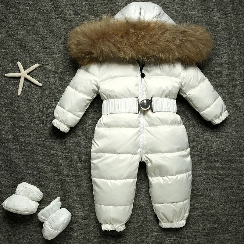 

2018 Winter Baby Clothes Children's Clothing Duck Down Coats for Girls Jacket Kids Boys Jumpsuits Cool Snowsuits