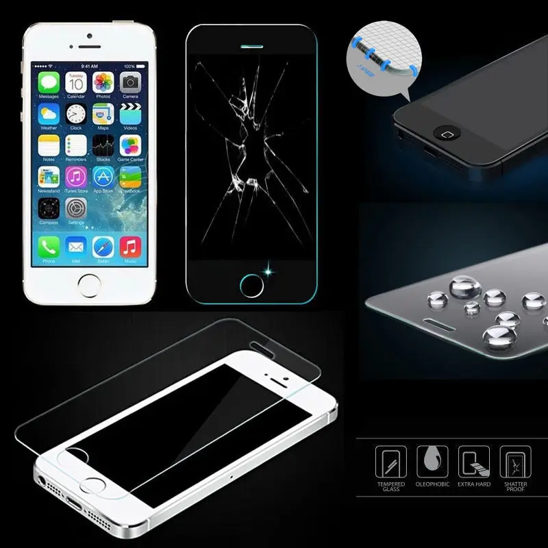 Toughened Glass Film Screen Protector for iPhone 6 Transparent Anti