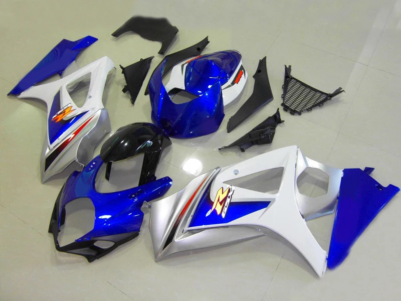 

Newest Motorcycle Fairing kit for SUZUKI GSXR1000 07 08 GSX-R GSXR 1000 K7 2007 2008 White blue black Fairings bodykit SK59