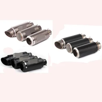 

51mm 61mm Universal Motorcycle Racingproject Exhaust Scooter Muffler Sport Motorbike For Honda Kawasaki Yamaha R1 R3 R6