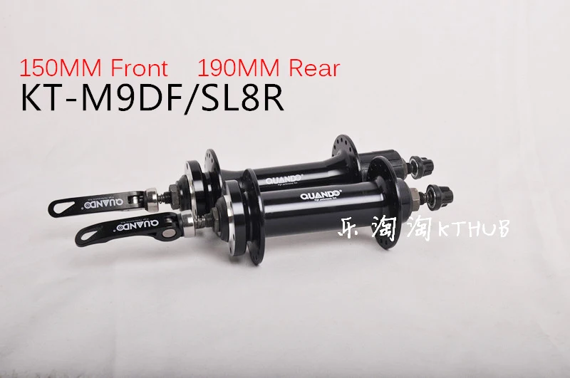 150Front 190Rear Тайвань известный Quanto F135 150/R190 170 36 отверстий Снежный велосипед алюминиевая кассета диск Серебро FAT tire велосипед алюминиевый сплав концентраторы - Цвет: 150Front 190Rear