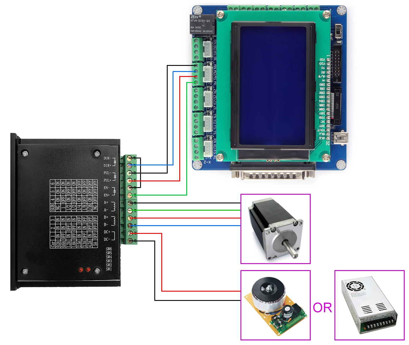 DIY ЧПУ Комплект 3-оси 3G Интерфейсная Плата с Дисплеем и Клавиатурой TB6600HG Драйверы 5A