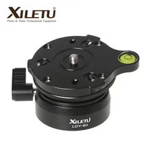 XILETU LDY-60 головка штатива панорамная платформа горизонтальная регулировка платформа профессиональная полусфера аэрофотосъемка