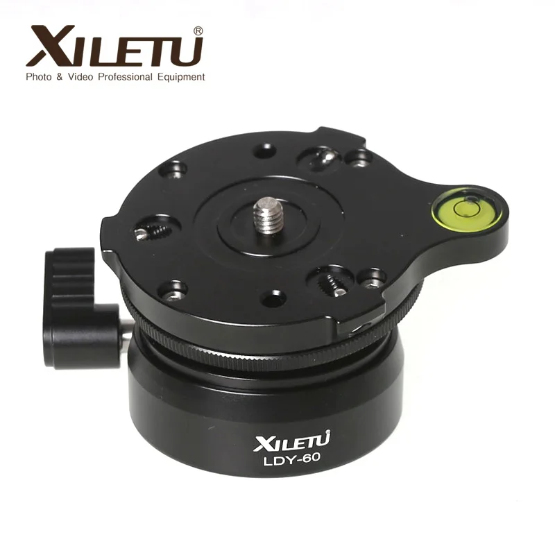  XILETU LDY-60 Tripod Head Panoramic platform horizontal adjustment platform professional hemisphere