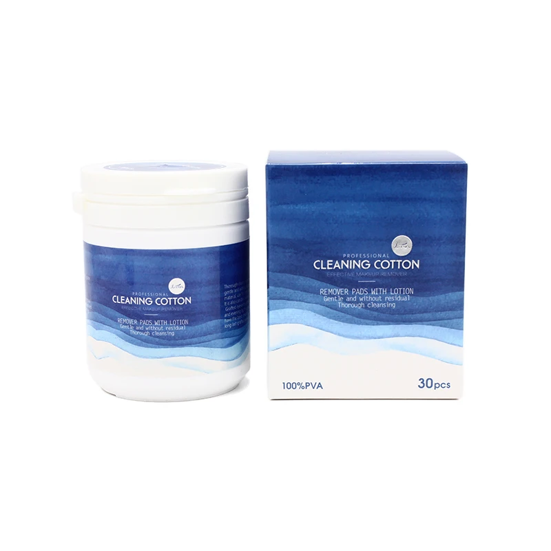 

Funmix 30Pcs Makeup Wet Cotton Wipes Face Lip Eyes Mild Facial Cleansing Moisturizing Tissue Make up Cleanser Cotton Pads
