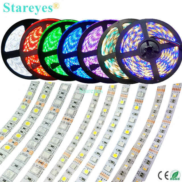 Tira de led de 5 SMD 5050 60 led / m 4 en 1 RGB 24v - Blanco calido