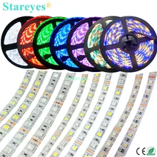 Smd 5050 luz led/m em branco, 1 peça, rgb quente/branco, rgbw rgbww 4 em 1, rgbw rgbww cct rgbcct fita led 5 em 1, iluminação de corda