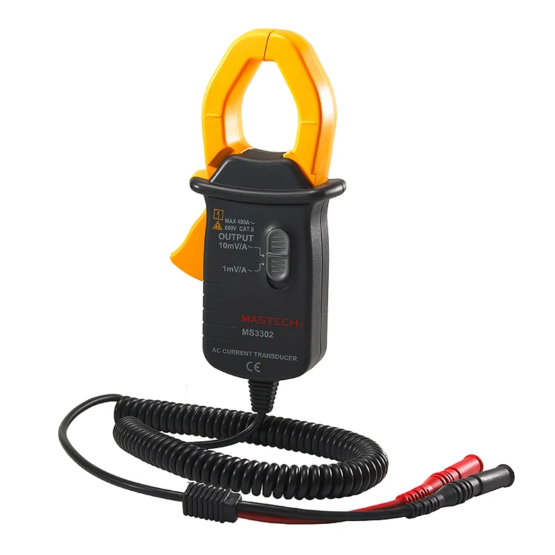 

MS3302 Digital Multimeter Mastech AC/DC Current 0.1A - 400A Clamp Meter Transducer