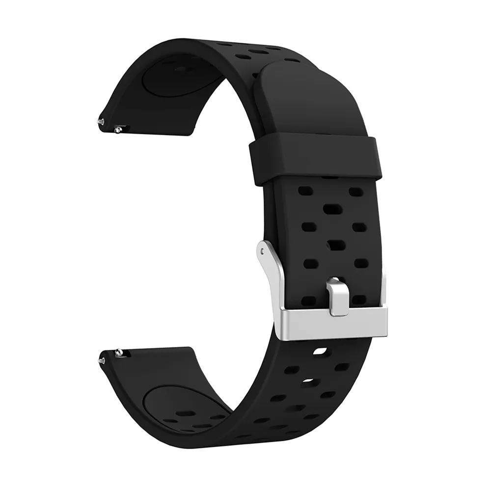 Для Garmin 245 ремешок официальная Кнопка Силиконовый ремешок для часов спортивный ремешок для Forerunner 245 M/645/Vivoactive3/Vivomove HR Браслет